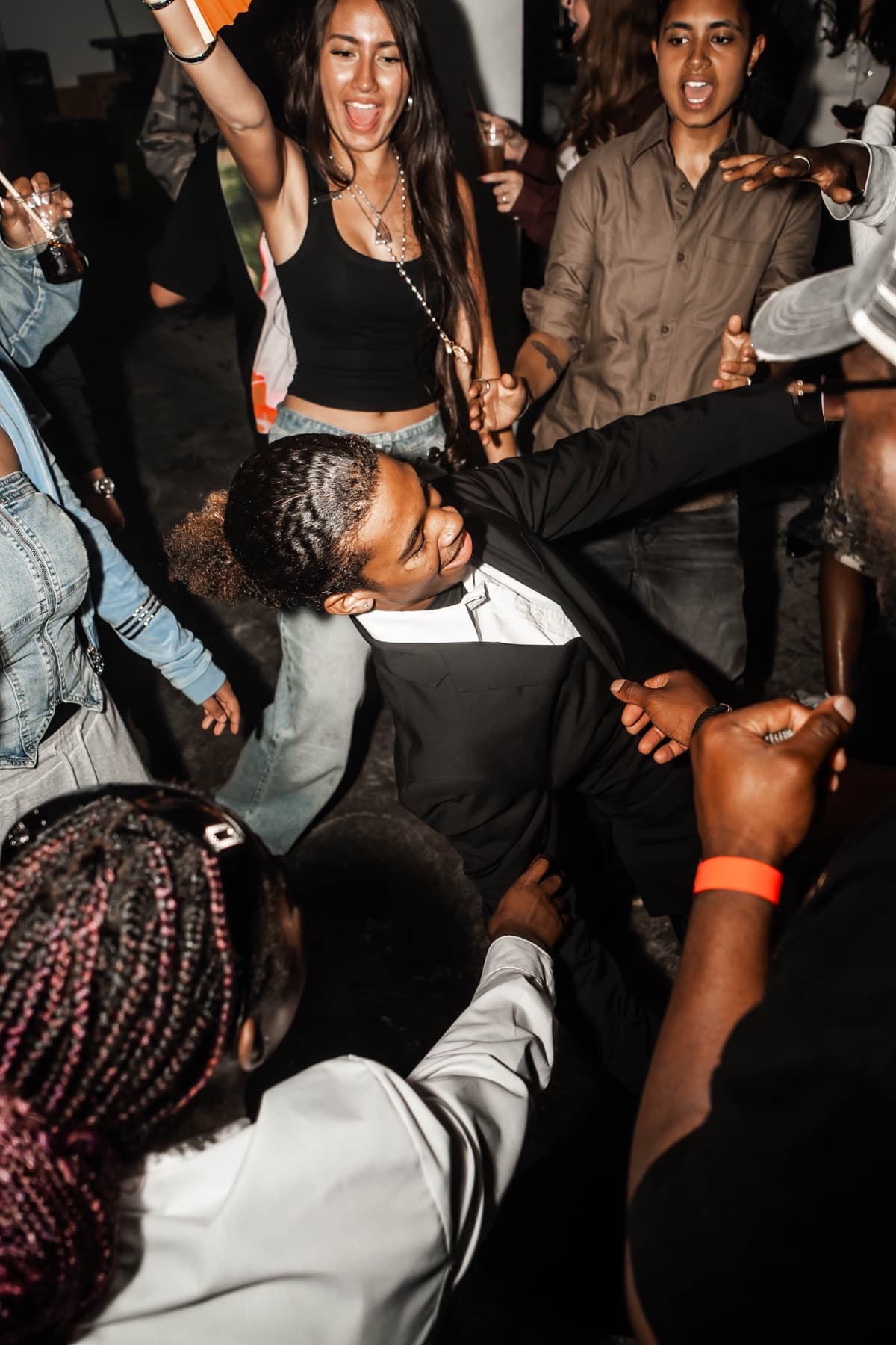 Guests celebrating on the StyleSociety Day Party dance floor